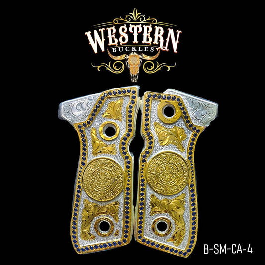 Cacha Beretta 92fs Calendario Piedras - Western Buckles