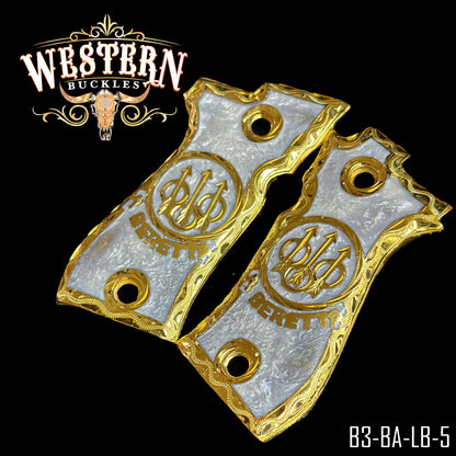 Cachas Beretta .380 84fs Grips Logo Beretta