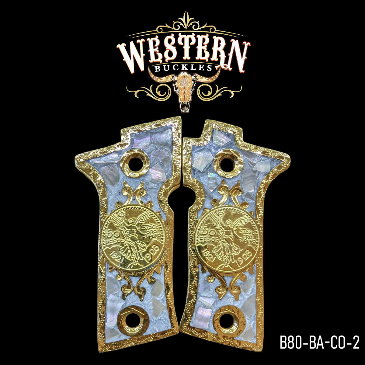 Cacha Beretta 80X Centenario Dorado y Resina