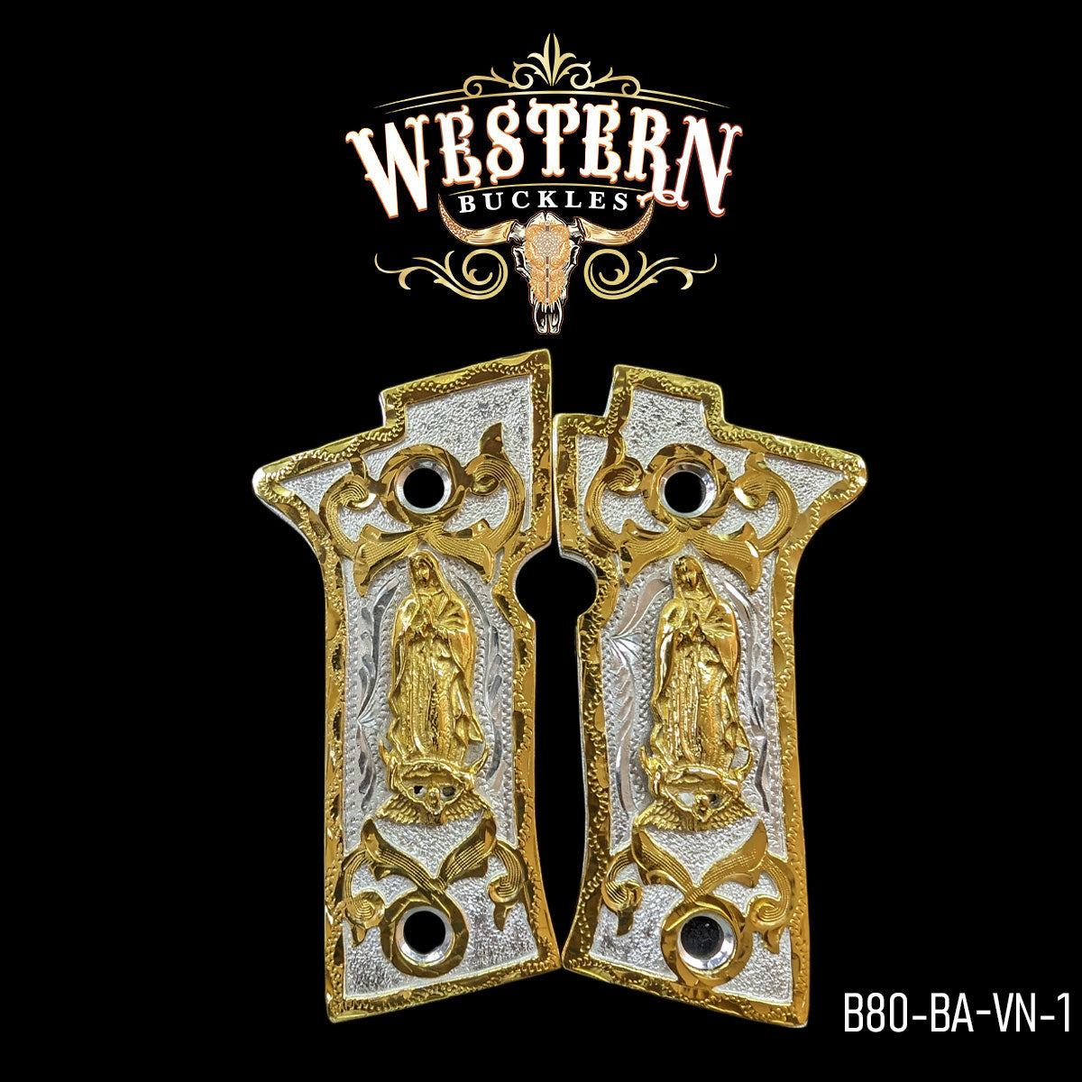 Cacha Beretta 80X Virgen Rameada Dorado