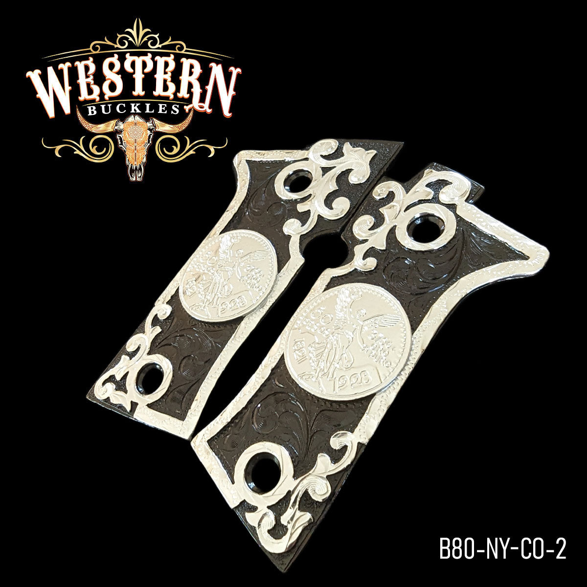 Cacha Beretta 80X Centenario Rameado Niquel y Plata