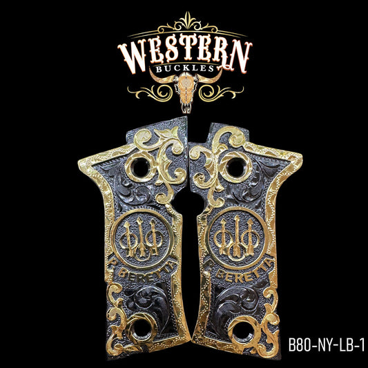 Cacha Beretta 80X Logo Beretta Dorada