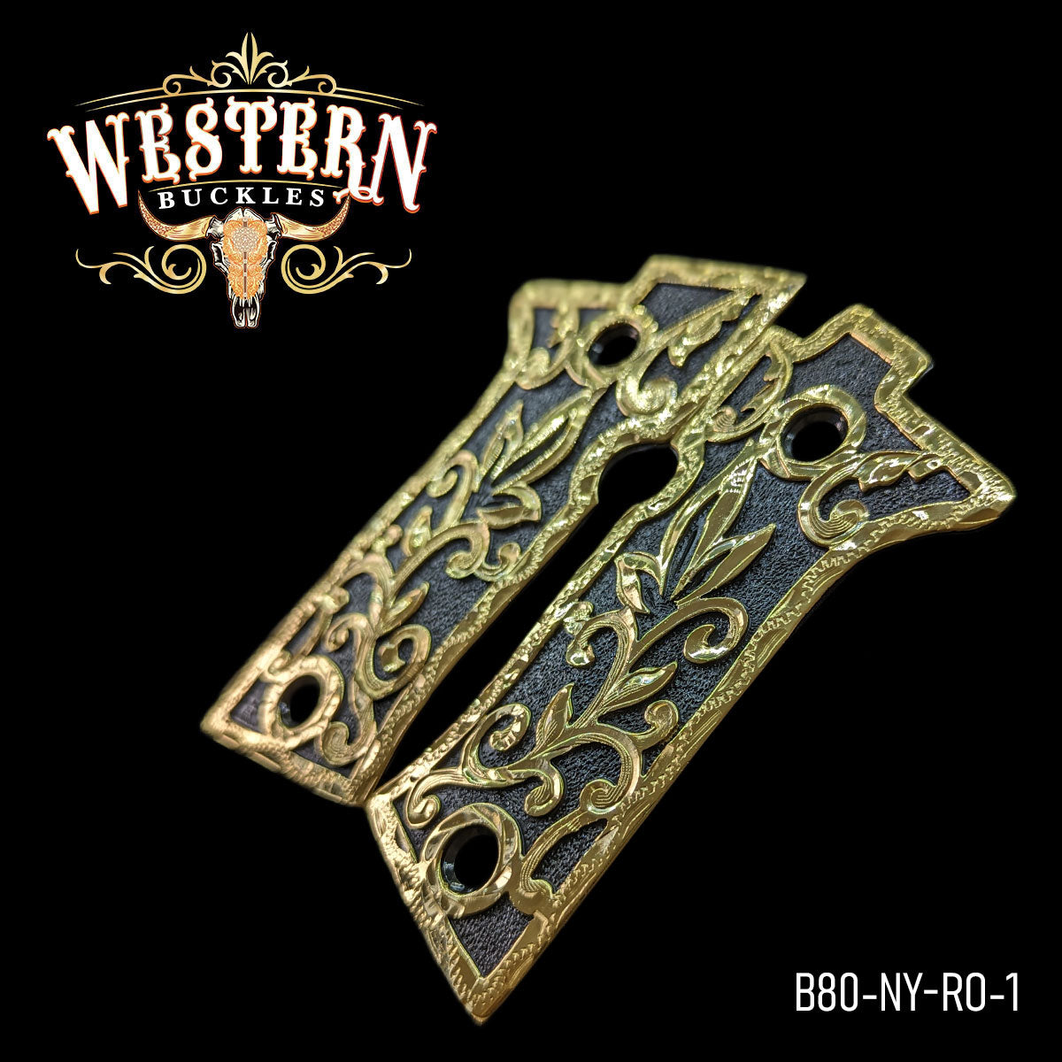 Cacha Beretta 80X Rameado Dorado y Niquel Negro