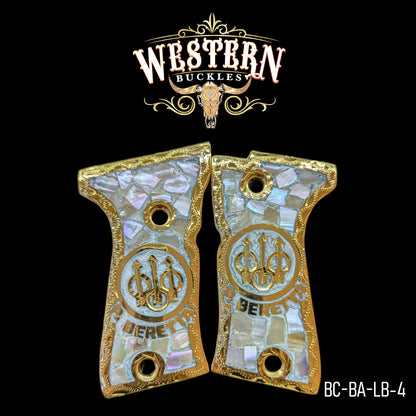 Cachas Beretta Compact 9mm Grips Logo Beretta Resina