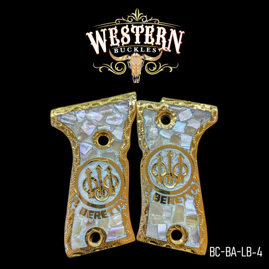 Cachas Beretta Compact 9mm Grips Logo Beretta Resina