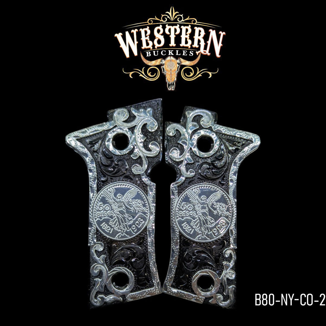 Beretta 80X Centenario Black and Silver-The Western Buckles