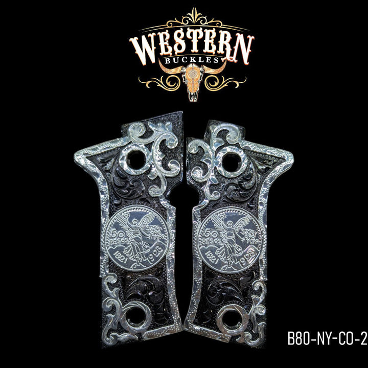 Beretta 80X Centenario Black and Silver-The Western Buckles