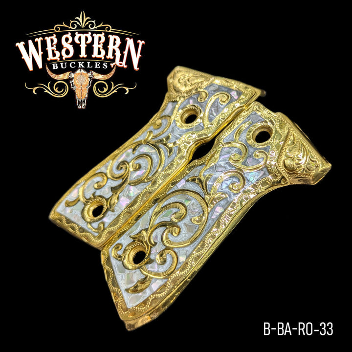 Beretta 92fs Engraving Grips-The Western Buckles