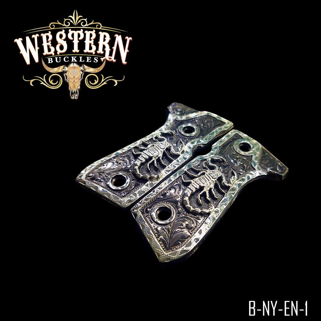 Beretta 92fs Scorpion Silver and Black-The Western Buckles
