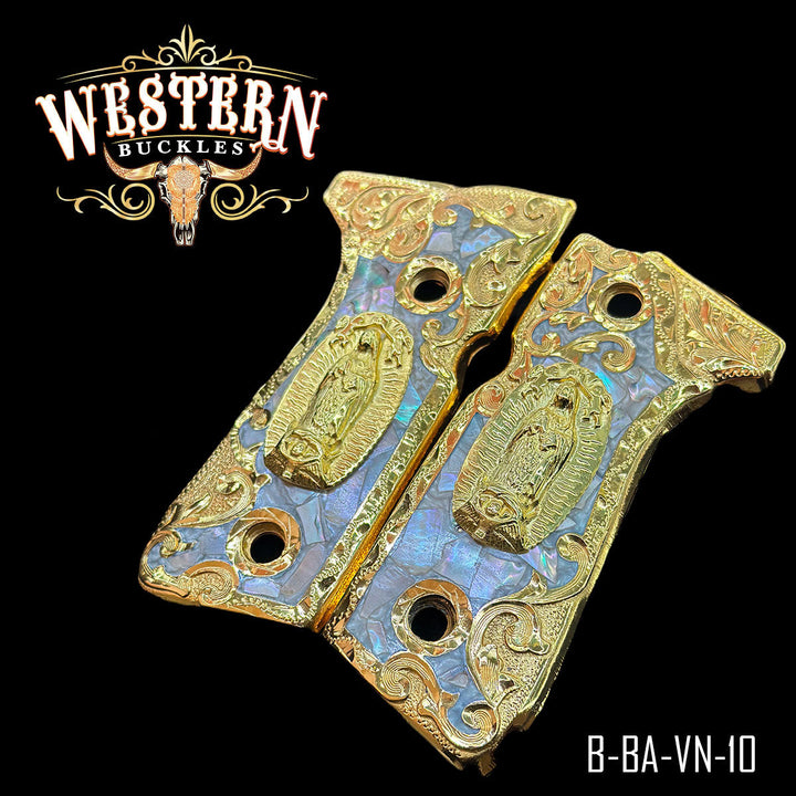 Beretta 92fs Virgin Mother of Pearl Resin-The Western Buckles