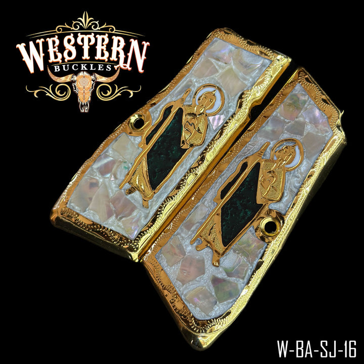 Browning HP San Judas Pearl Resin-The Western Buckles