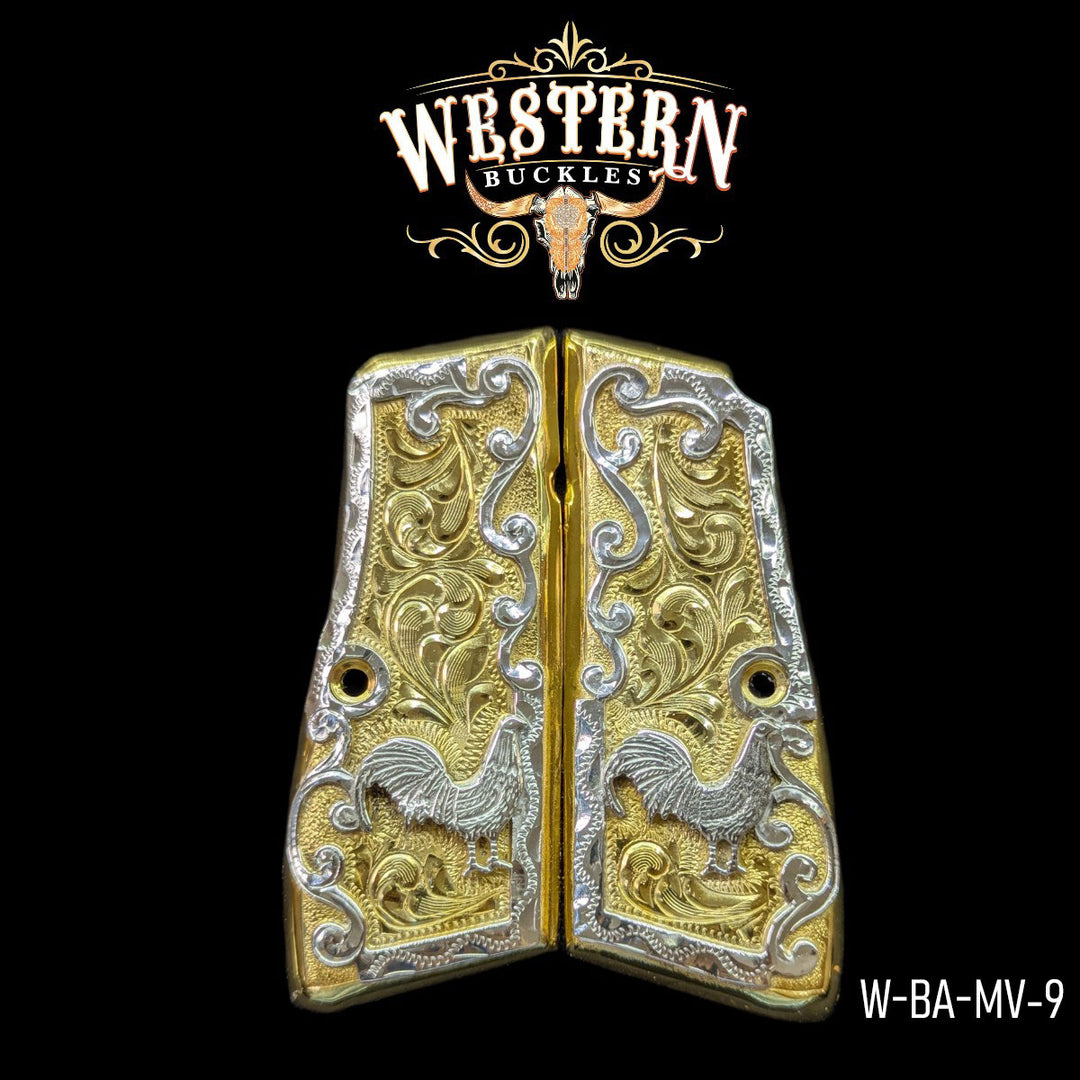 Browning HP Roaster Silver and Gold-The Western Buckles