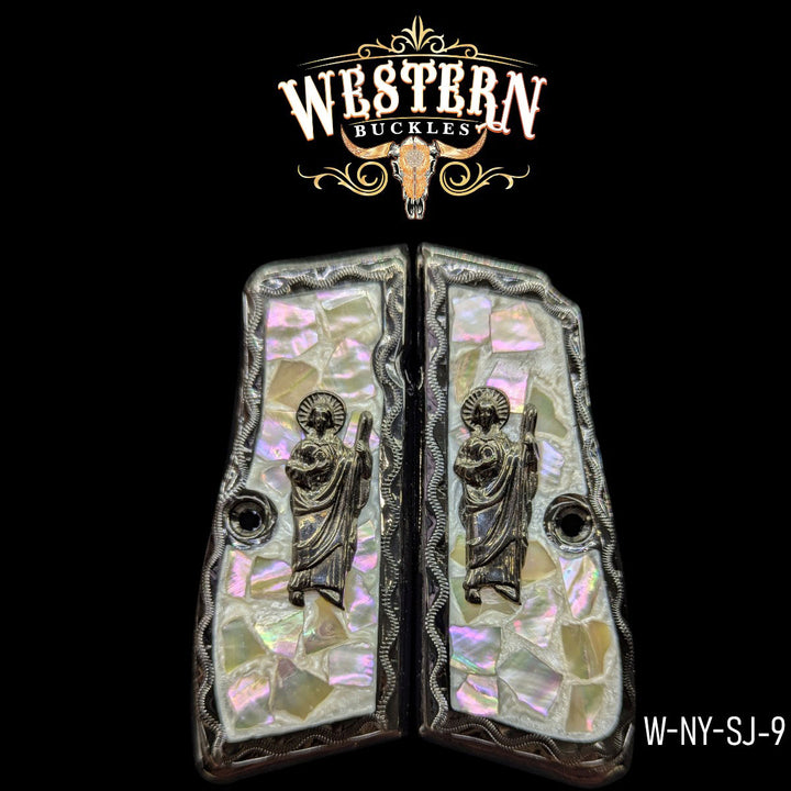 Browning HP San Judas Pearl Black Resin-The Western Buckles