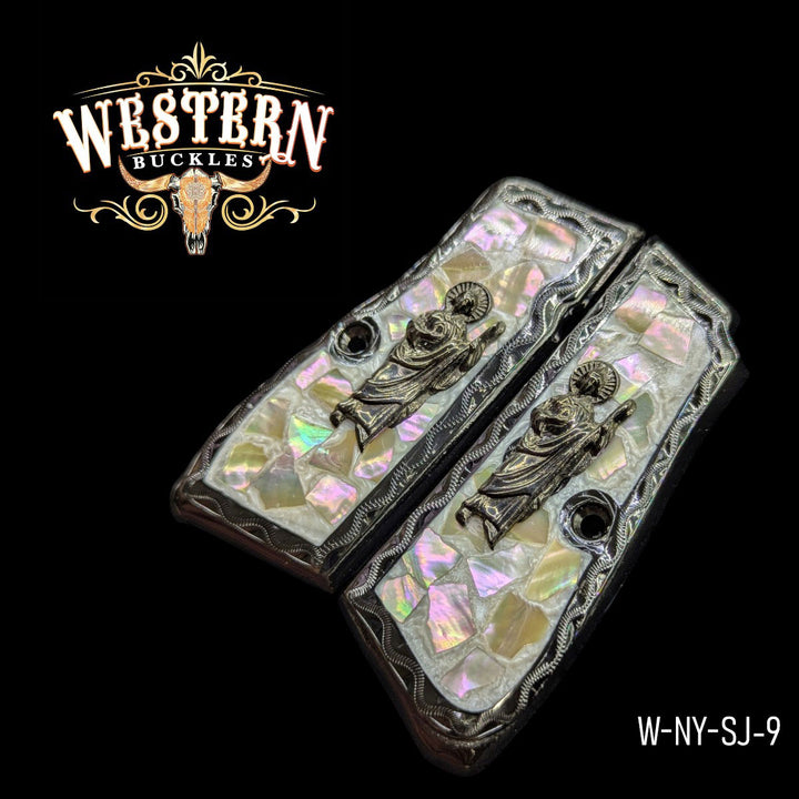 Browning HP San Judas Pearl Black Resin-The Western Buckles
