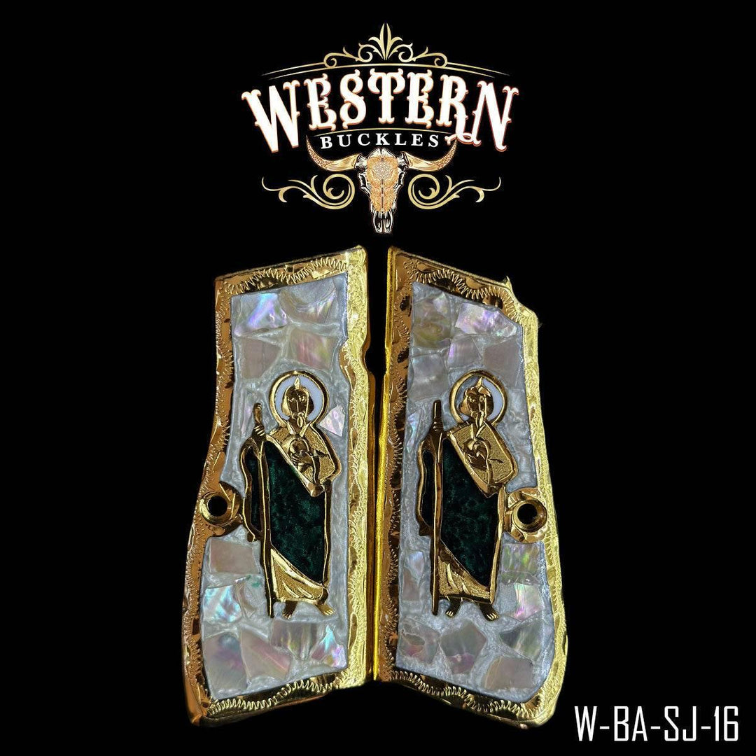 Browning HP San Judas Pearl Resin-The Western Buckles
