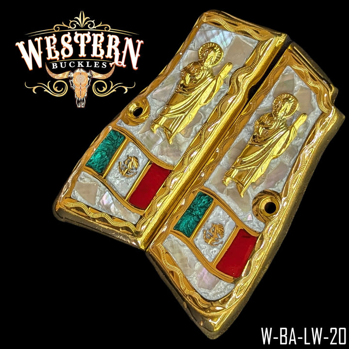 Browning HP San Judas Pearl Resin-The Western Buckles