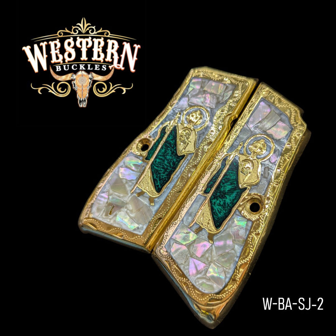 Browning High Power San Judas White Resin-The Western Buckles