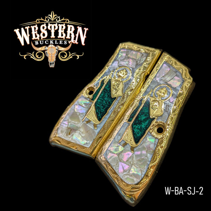 Browning High Power San Judas White Resin-The Western Buckles