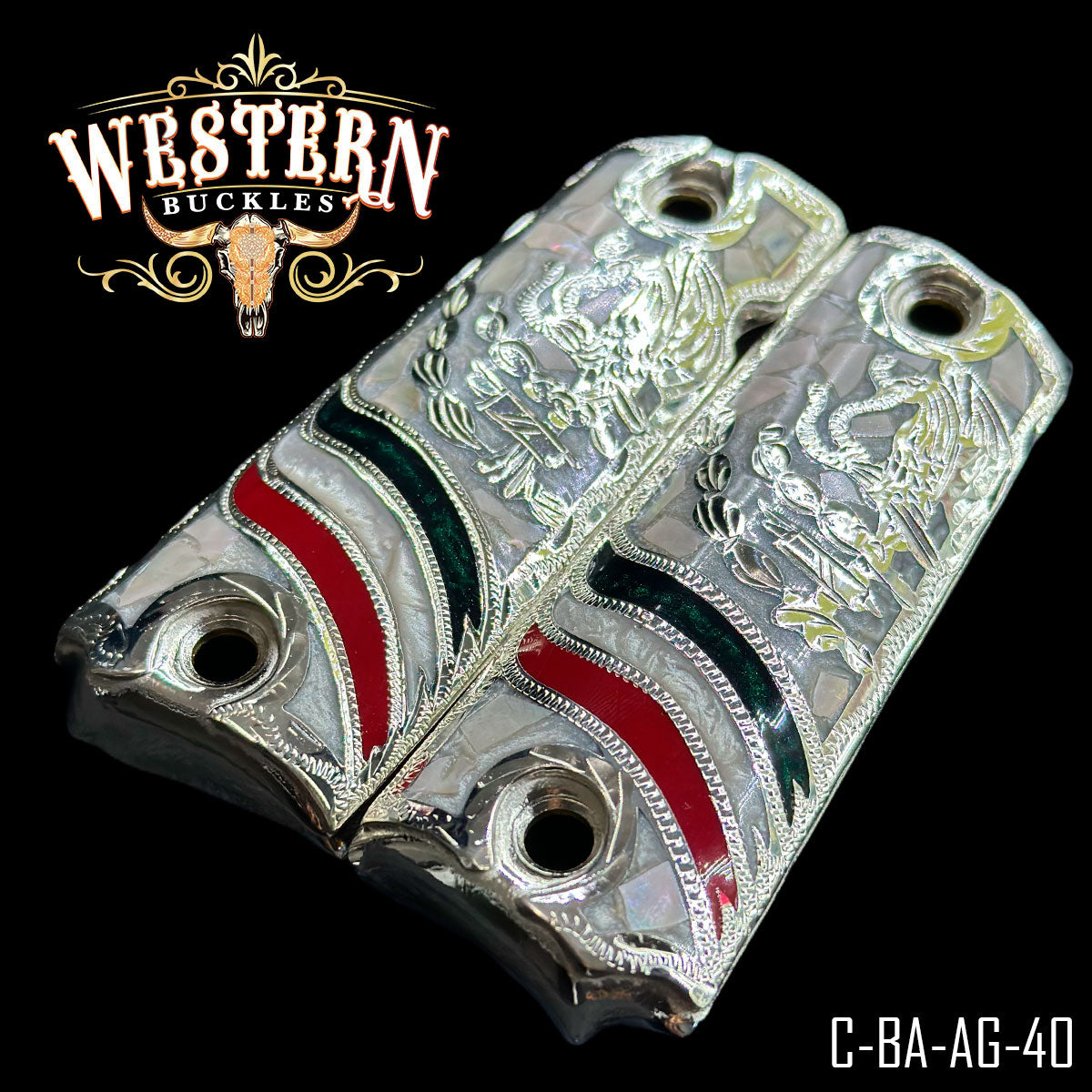 Cachas Colt 1911 Grips Aguila Mexicana Resina