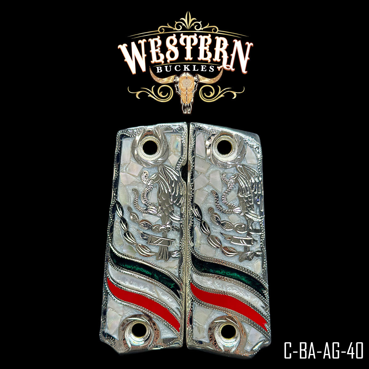 Cachas Colt 1911 Grips Aguila Mexicana Resina