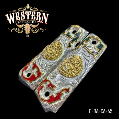 Cachas Colt 1911 Colt Calendario Plata y Resina