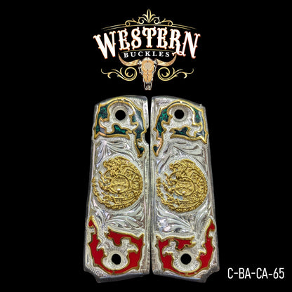 Cachas Colt 1911 Colt Calendario Plata y Resina