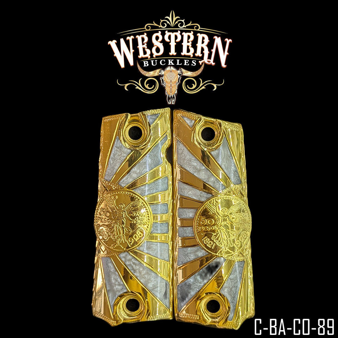 1911 Centenario Gun Grips | Handcrafted by Western Buckles | SKU C-BA-CO-89