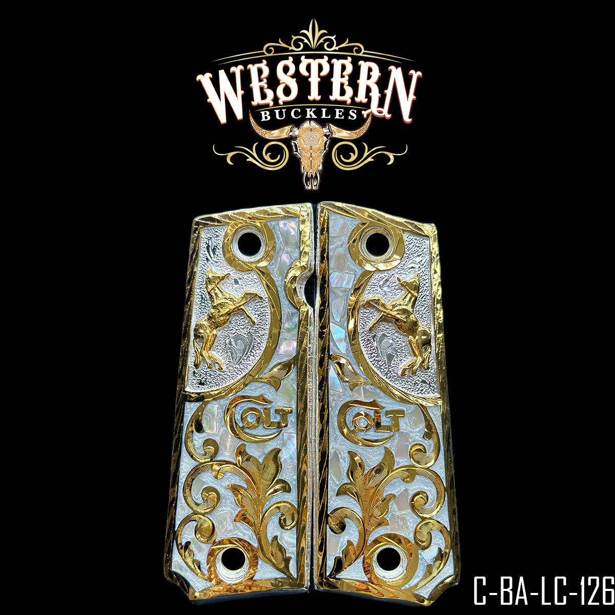 Cachas Colt 1911 Grips Caballo Colt Resina