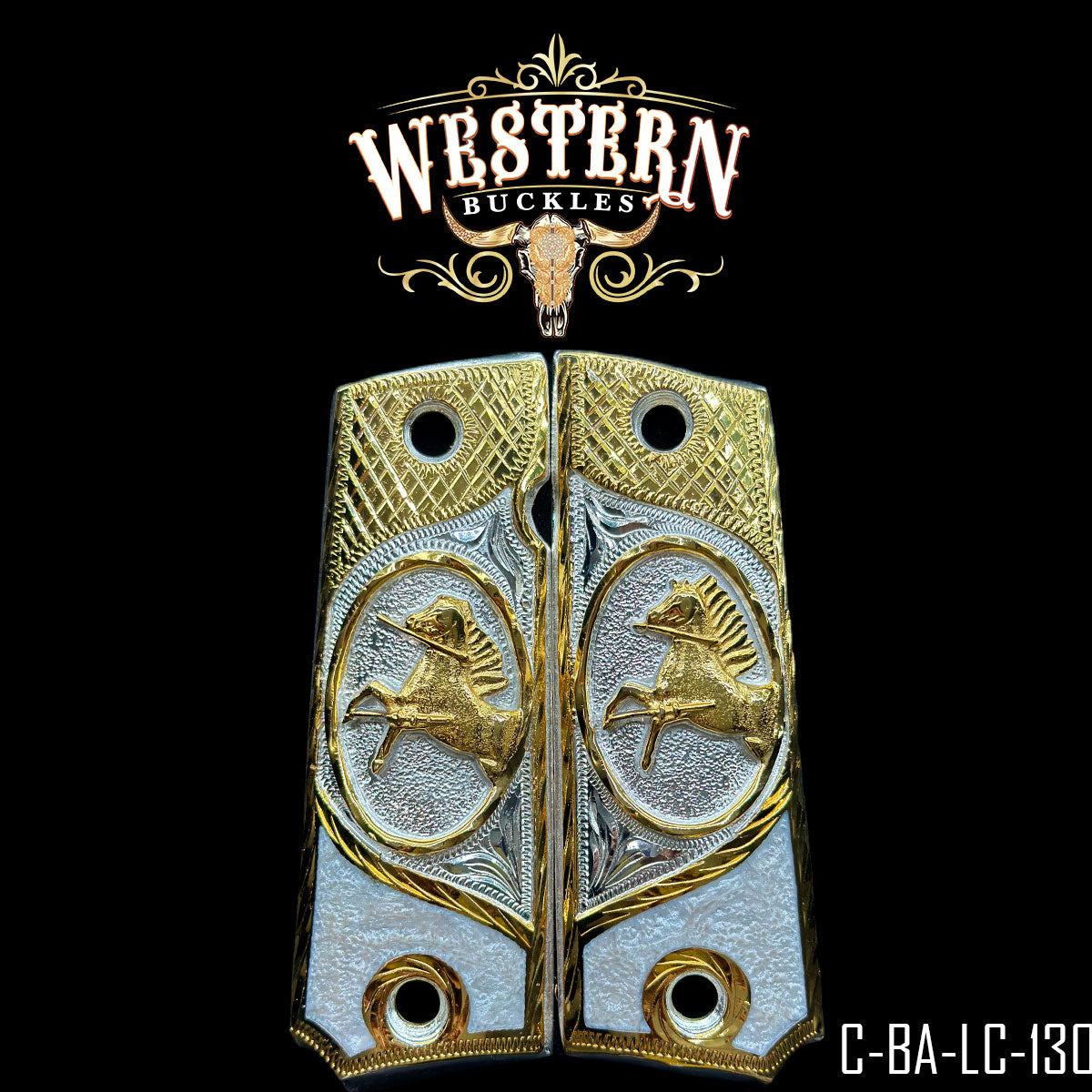 Cachas Colt 1911 Grips Logo Colt Resina