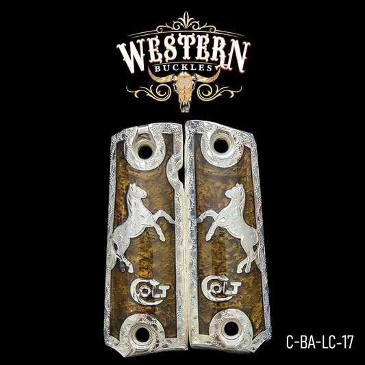 Cacha Colt 1911 Caballo Colt Resina - Western Buckles