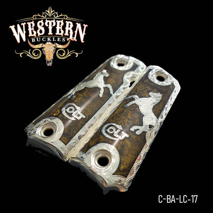 Cacha Colt 1911 Caballo Colt Resina - Western Buckles