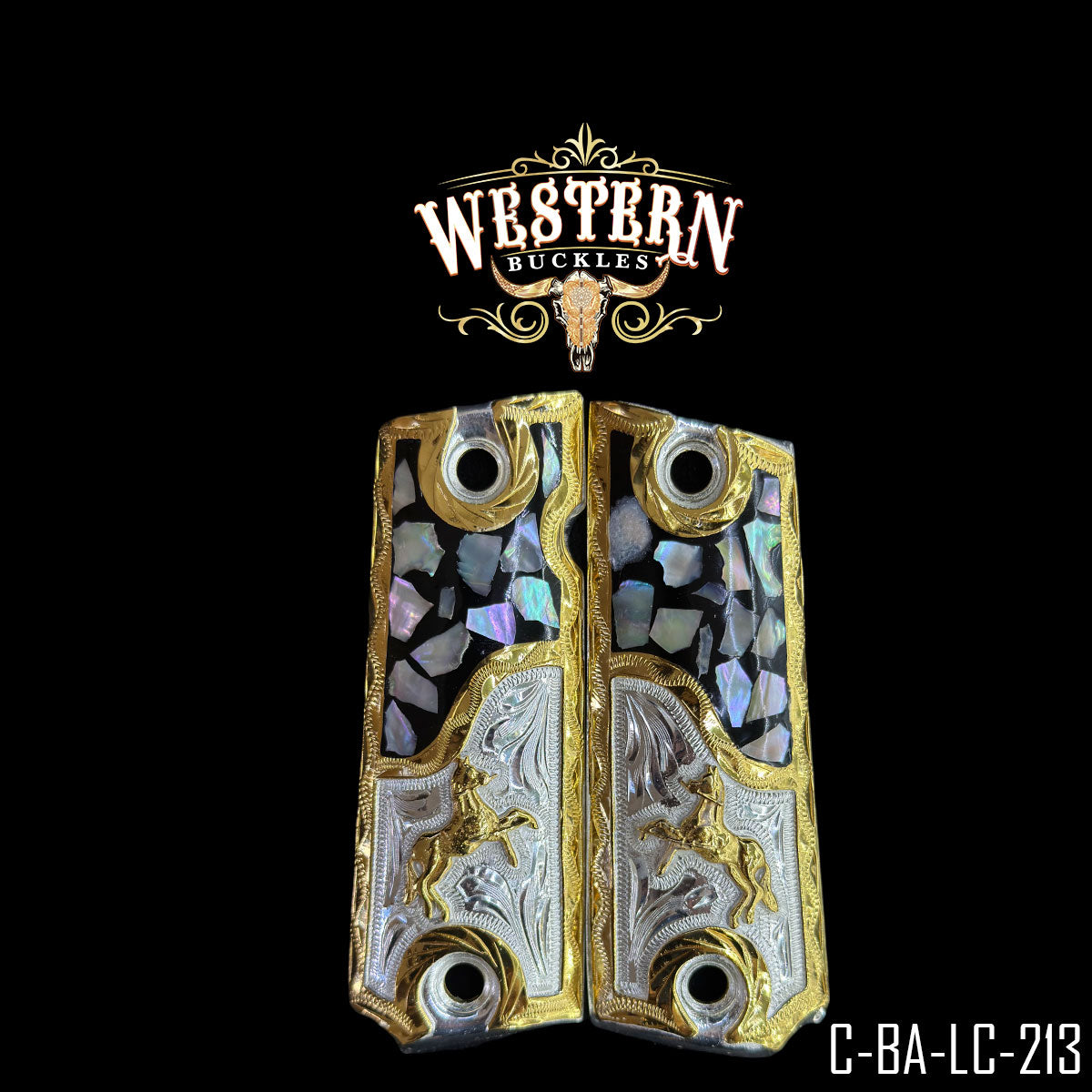 Cachas Colt 1911 Grips Logo Colt Resina