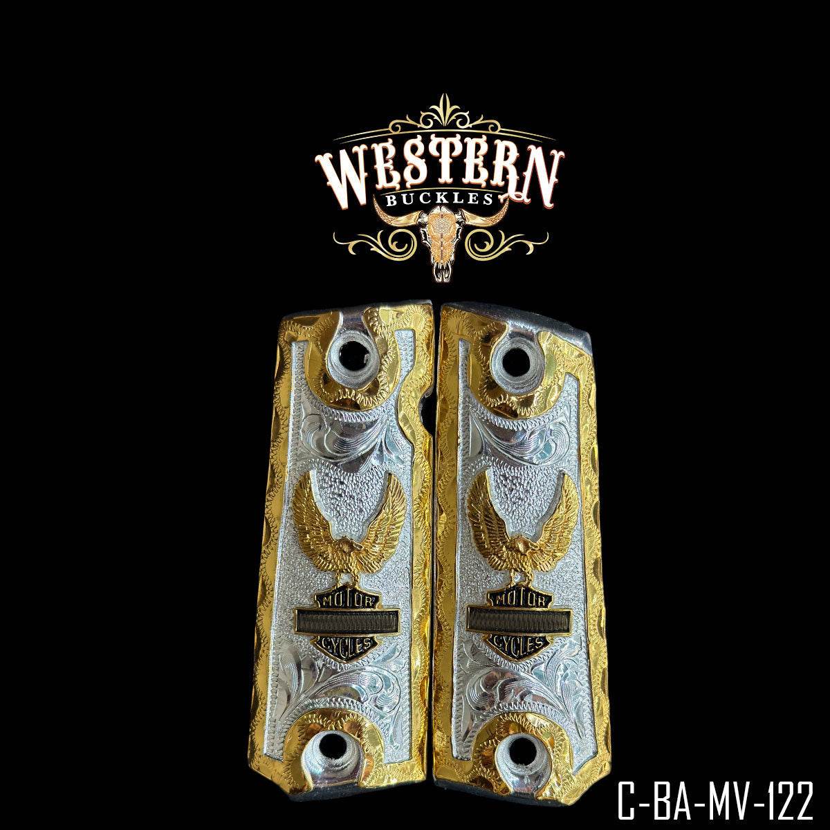 Cachas Colt 1911 Grips Harley-Davidson Rameada - Western Buckles