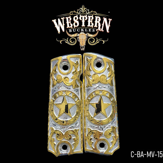 Cacha Colt 1911 Estrella Rameado - Western Buckles