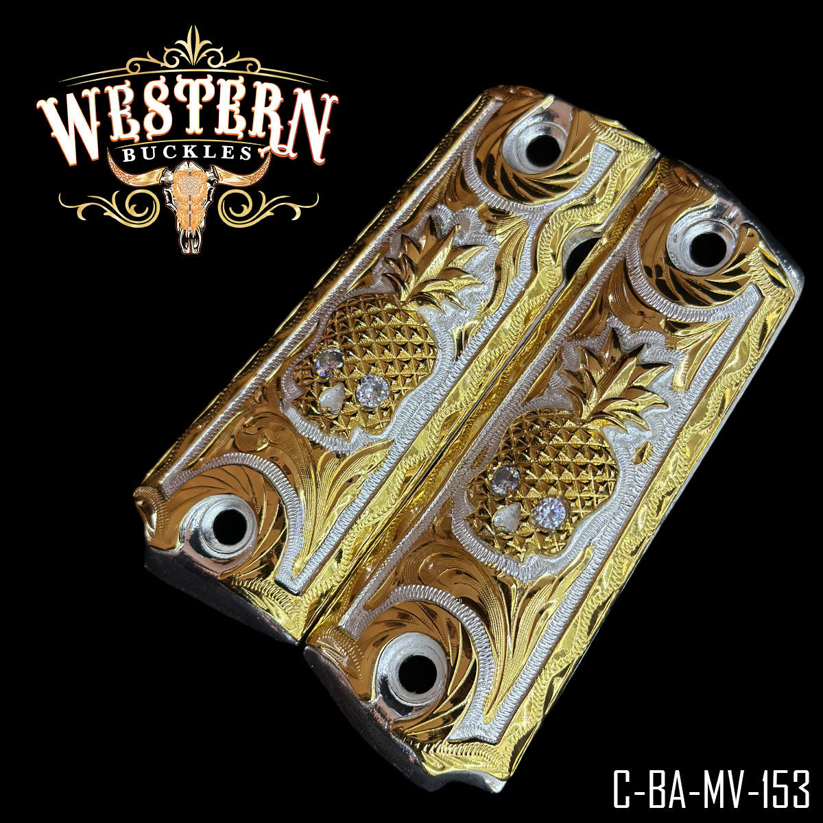 Cachas Colt 1911 Grips Calavera Piña