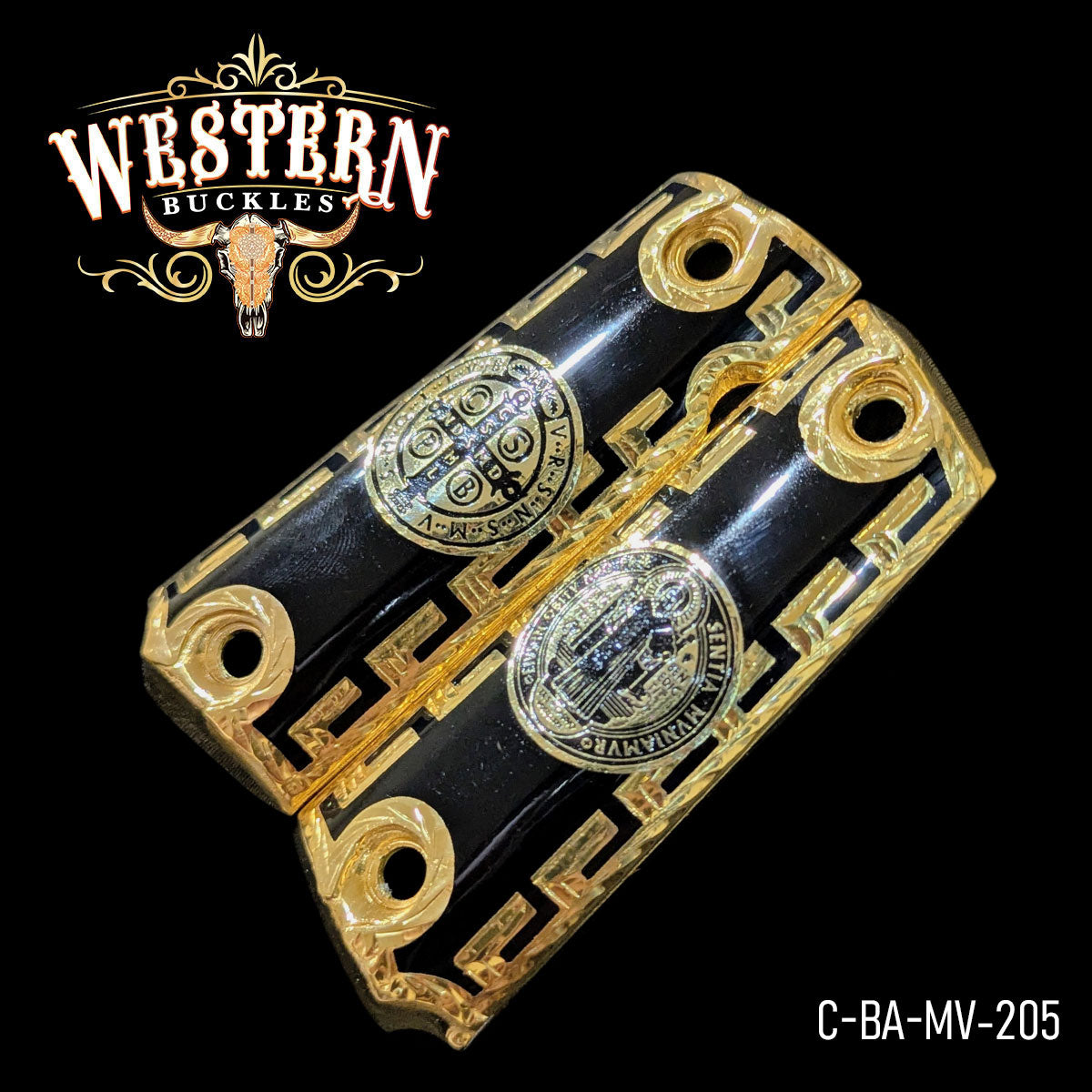 Cachas Colt 1911 San Benito Dorado y Resina