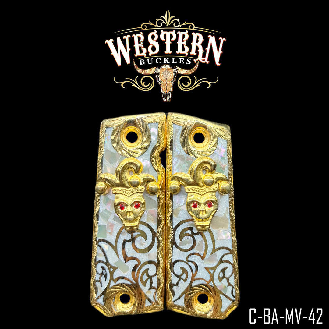 1911 Cachas — Nácar | Handcrafted by Western Buckles | SKU C-BA-MV-42