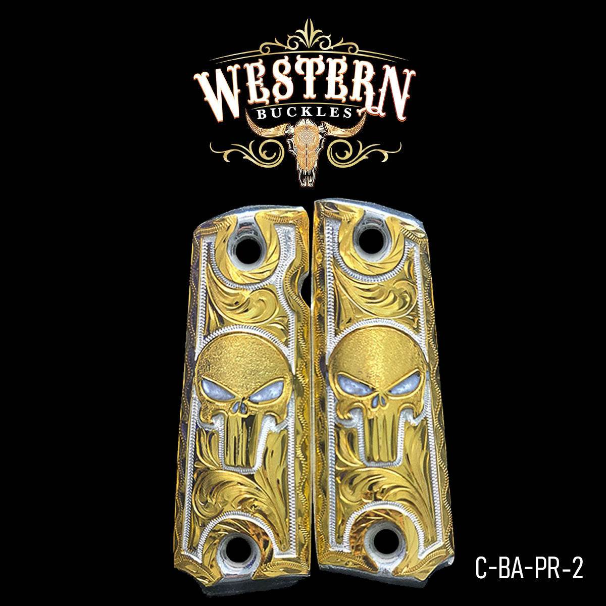 Cacha Colt 1911 El Castigador Rameado - Western Buckles