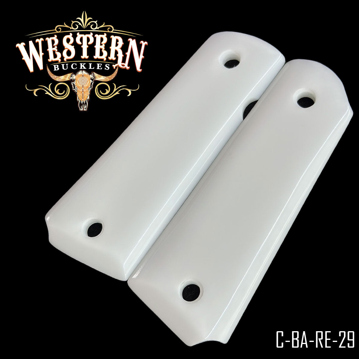 Cachas Colt 1911 Grips De Resina Blanca