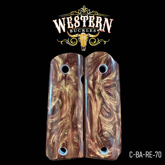 Cacha Colt 1911 Resina Cafe - Western Buckles