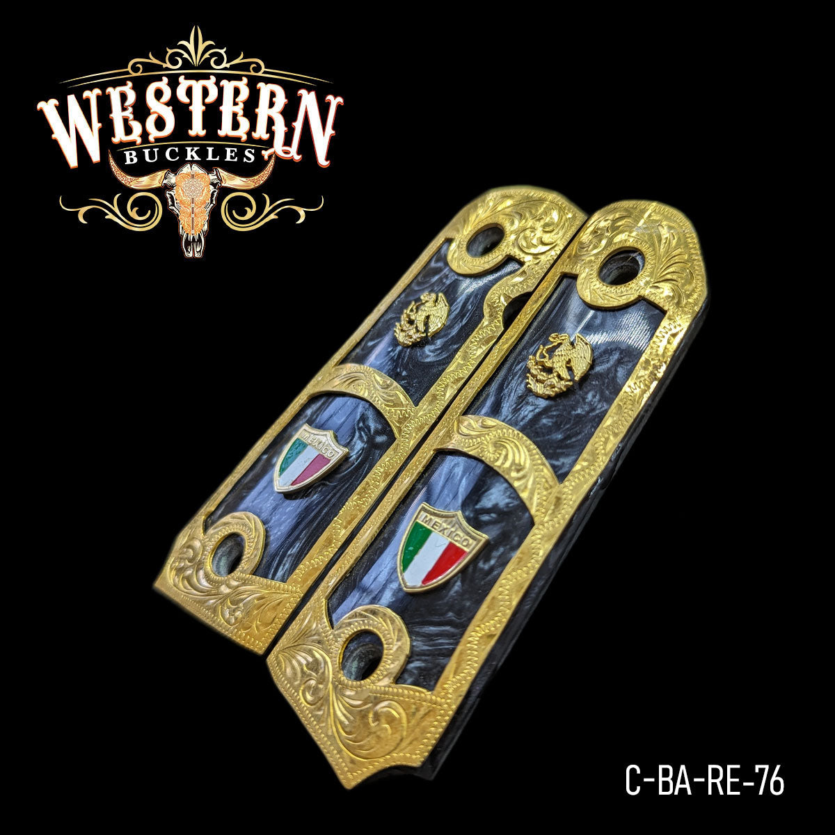 Cachas De Resina Colt 1911 Dorado