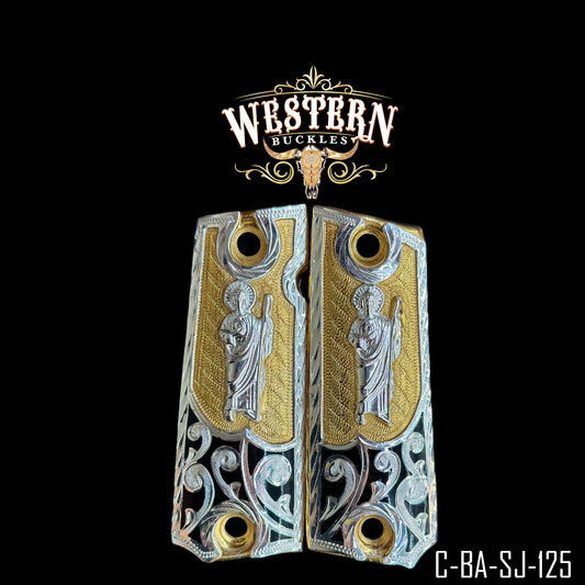 Cachas Colt 1911 Grips San Judas