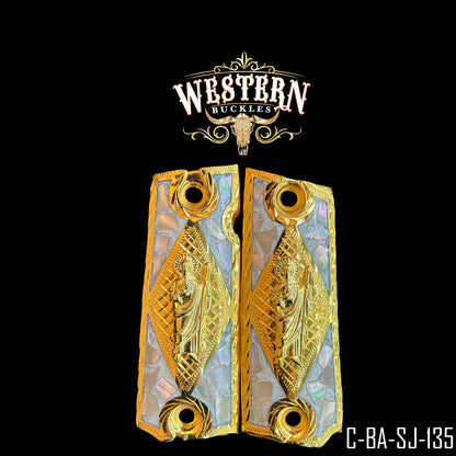 Cachas Colt 1911 Grips San Judas