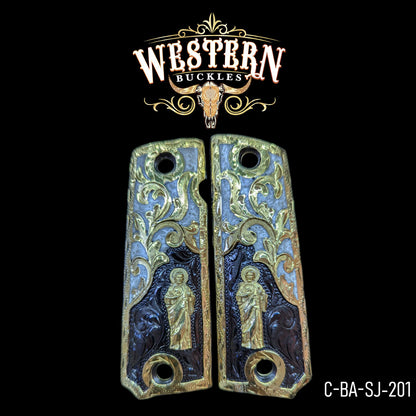 Cacha Colt 1911 San Judas Rameado