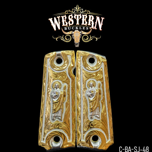 Cachas Colt 1911 Grips San Judas Rameado