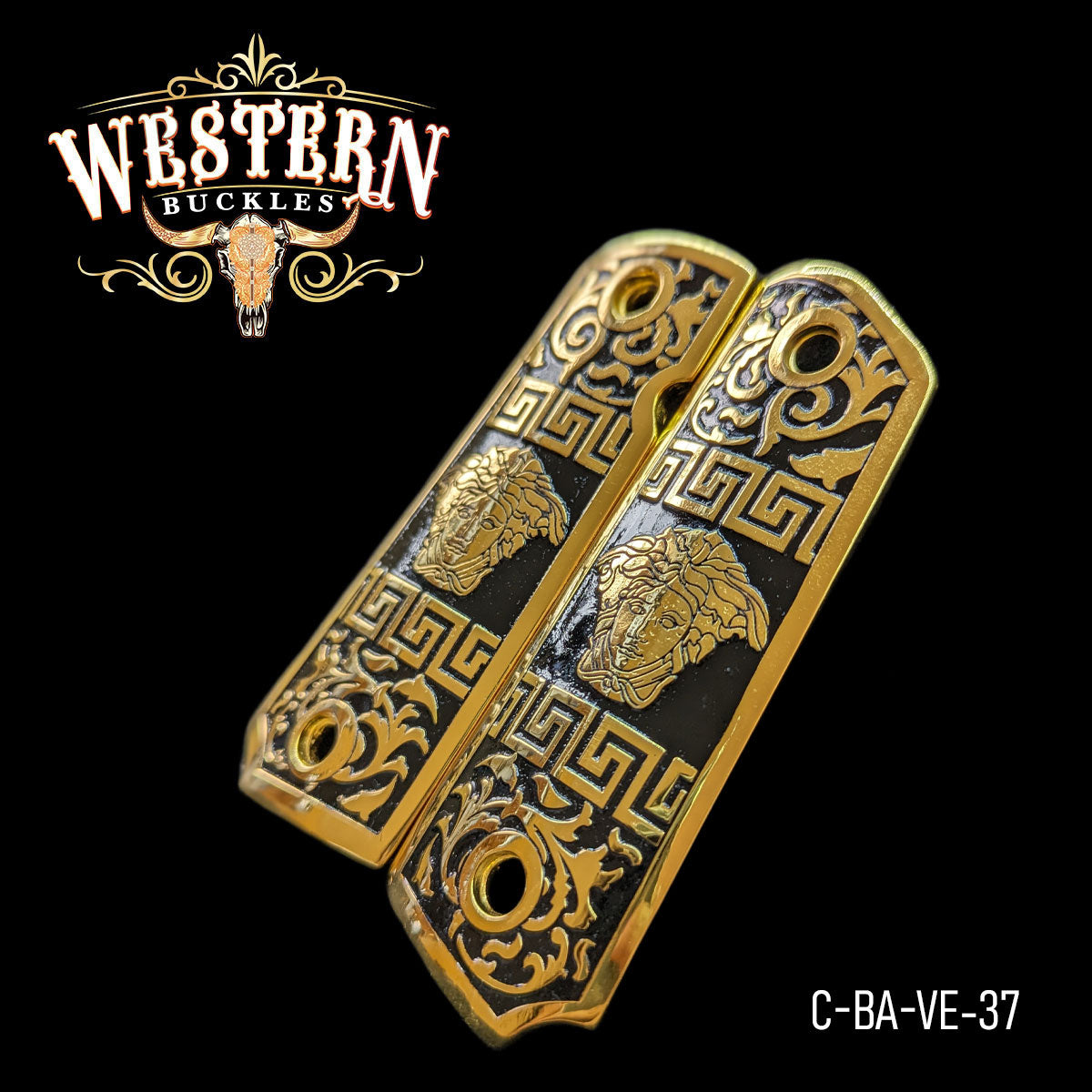 Cachas Colt 1911 Medusa Dorada