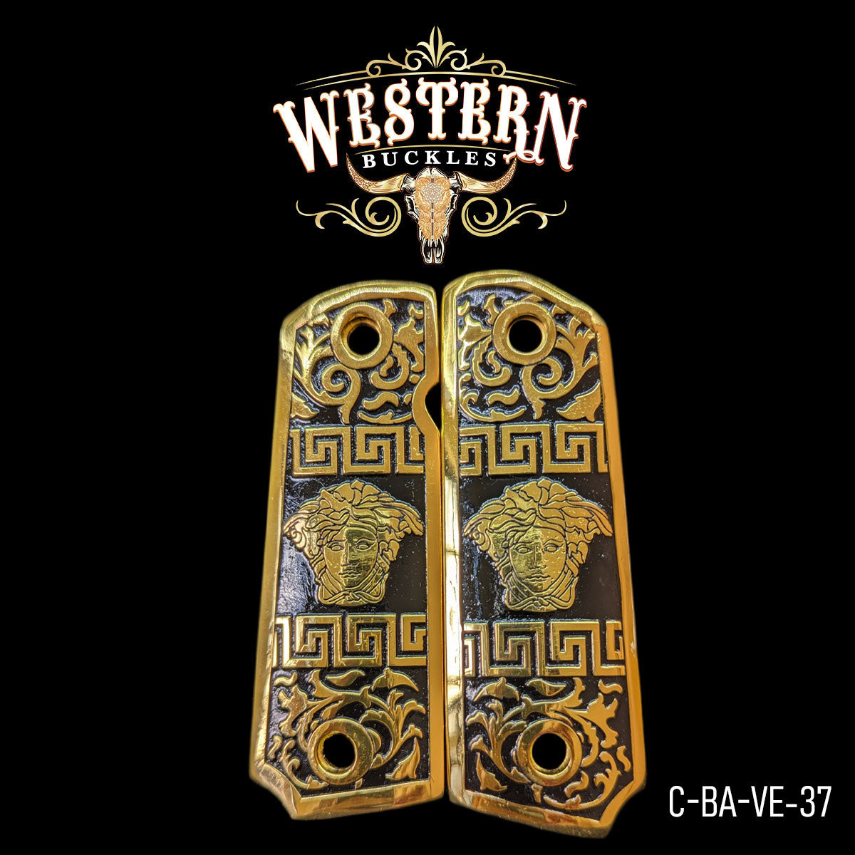 Cachas Colt 1911 Medusa Dorada