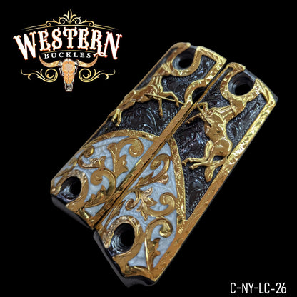 Cachas Colt 1911 Grips Caballo Resina