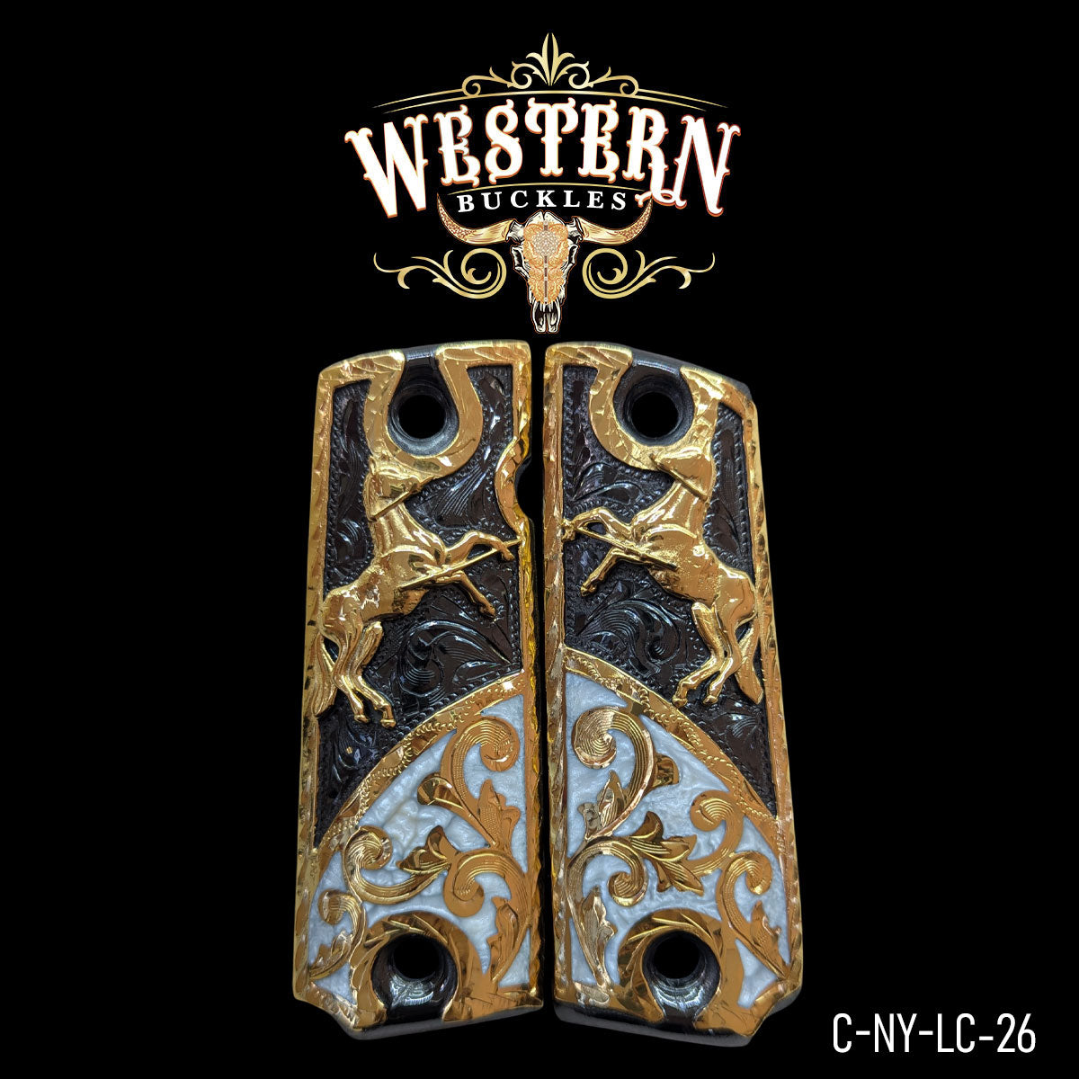 Cachas Colt 1911 Grips Caballo Resina