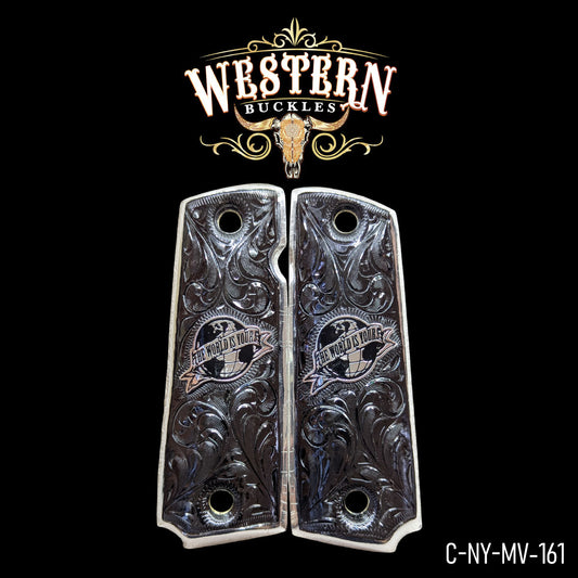 Cachas Colt 1911 Grips The World Is Yours